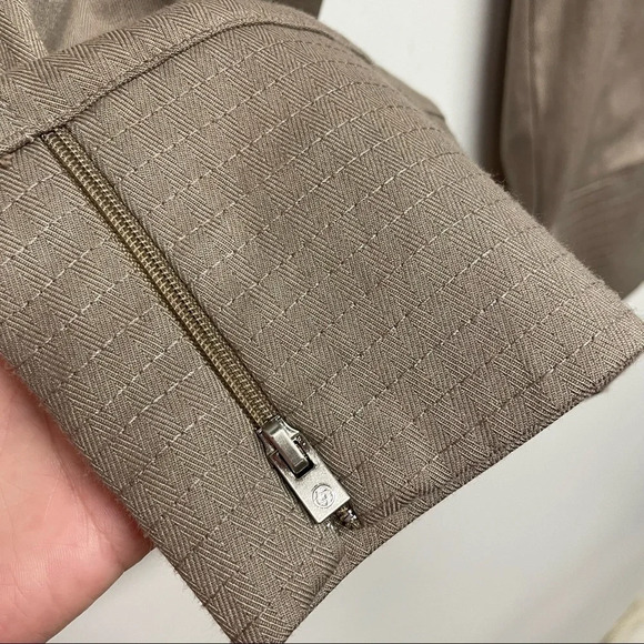 Women's LIJA Gray Tan Golf Pants Size 2 Made in Canada - Picture 4 of 8